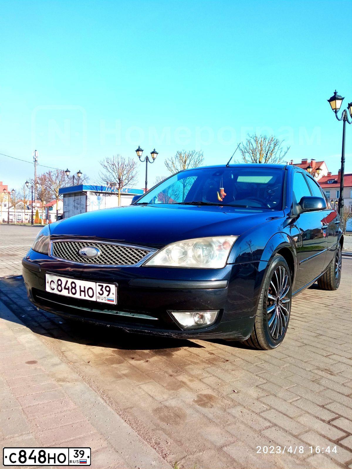 Фото автомобиля FORD MONDEO, 2004 — госномер О333ВО39. Цвет: ЧЕРНЫЙ