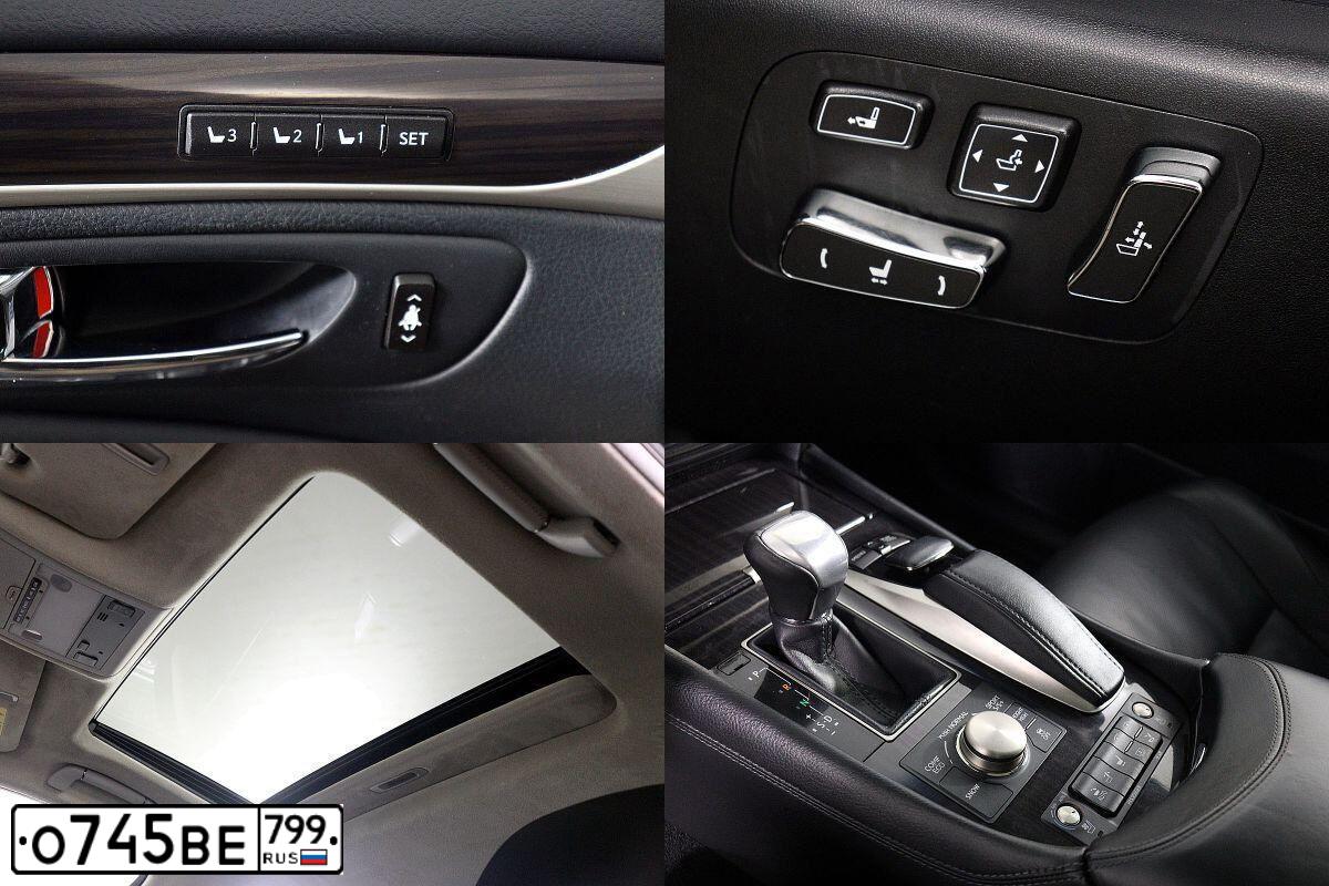 Фото автомобиля LEXUS LS, 2013 — госномер О745ВЕ799. Цвет: ЧЕРНЫЙ