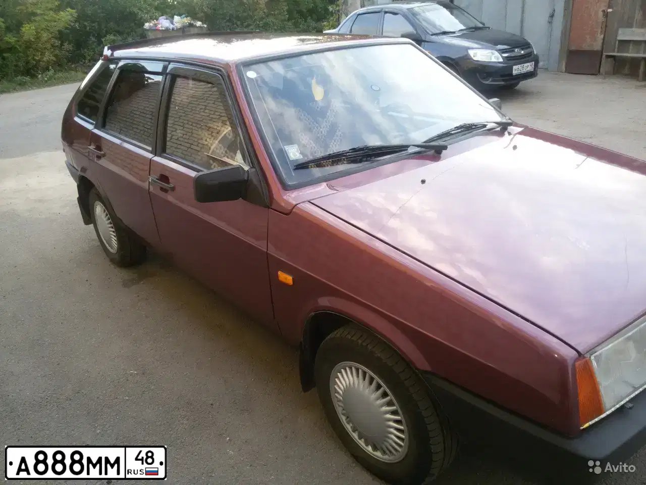 Фото автомобиля LADA 2109 SAMARA, 1996 — госномер А888ММ48. Цвет: МАЙЯ