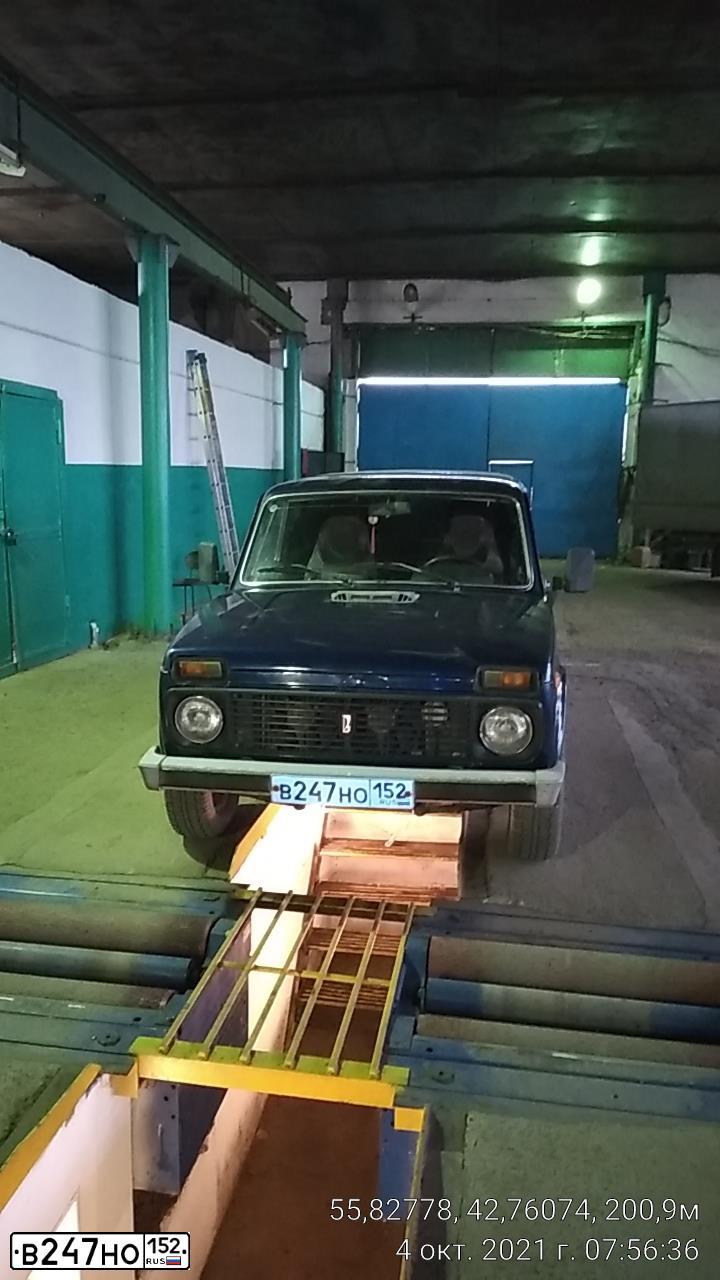 Фото автомобиля LADA 2131 NIVA, 2006 — госномер В247НО152. Цвет: ТЕМНО-СИНИЙ