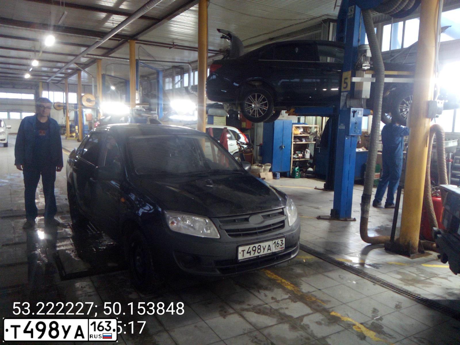 Фото автомобиля LADA 219060 LADA GRANTA, 2013 — госномер М543ХТ763. Цвет: ЧЕРНЫЙ