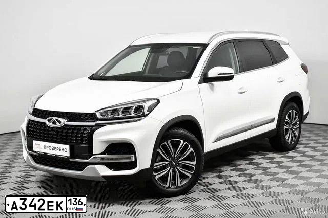 Фото автомобиля CHERY TIGGO, 2020 — госномер Х564АВ71. Цвет: Белый
