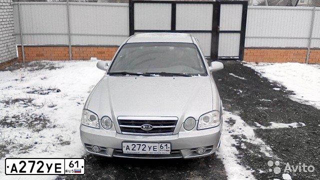 Фото автомобиля KIA MAGENTIS / OPTIMA, 2005 — госномер А272УЕ61. Цвет: серебристый