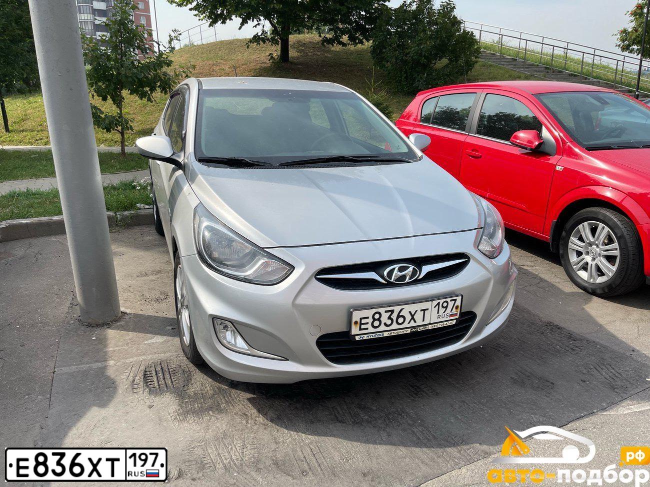 Фото автомобиля HYUNDAI SOLARIS, 2012 — госномер С999МХ790. Цвет: СЕРЕБРИСТЫЙ