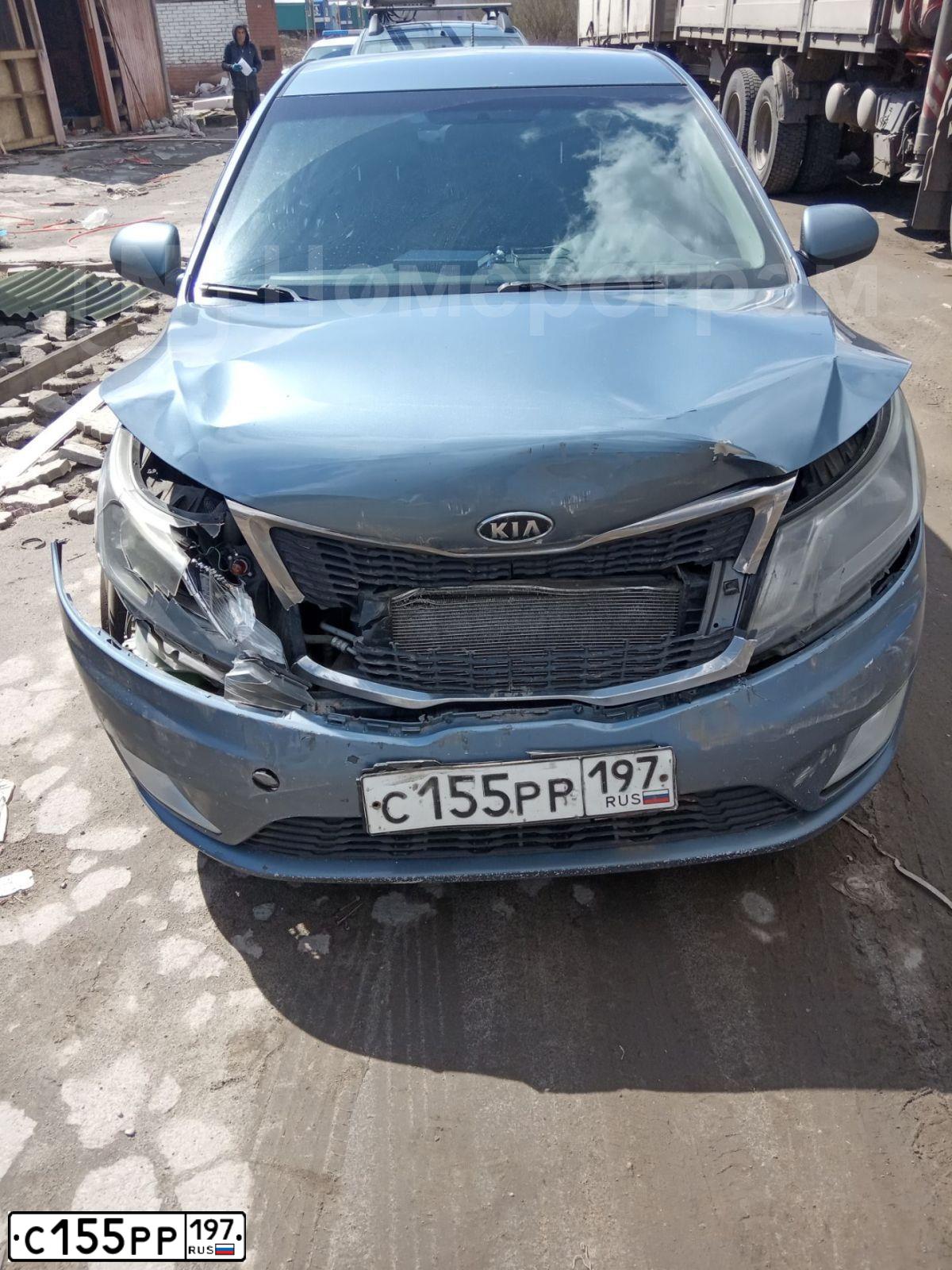 Фото автомобиля КИА РИО, 2011 — госномер Р493АР46. Цвет: голубой