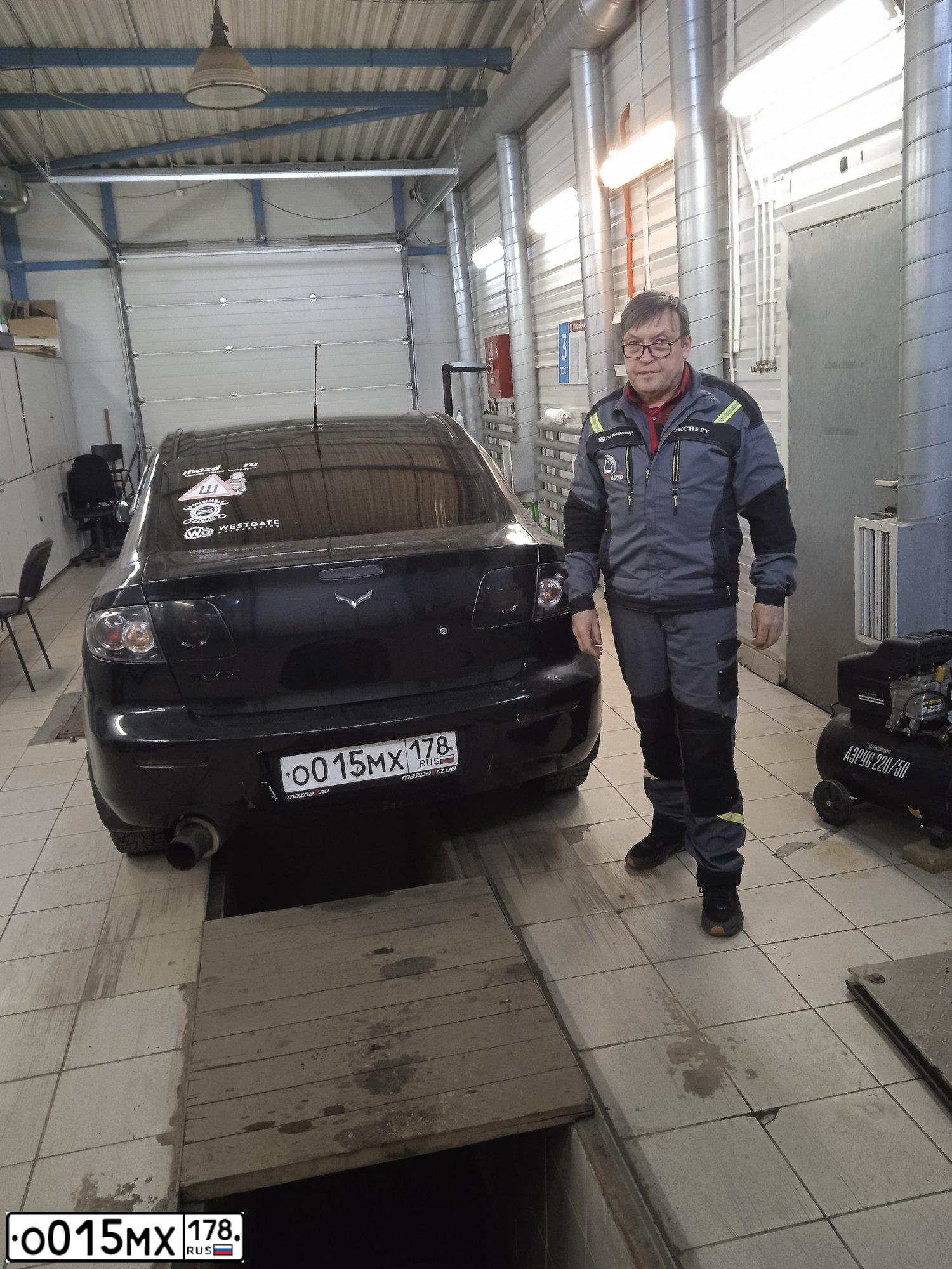 Фото автомобиля MAZDA 3, 2008 — госномер О726НО71. Цвет: ЧЕРНЫЙ