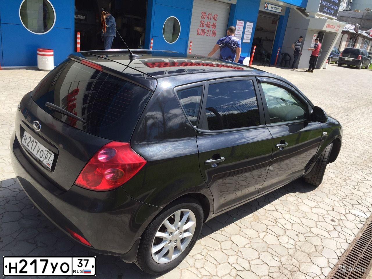 Фото автомобиля KIA CEE'D, 2008 — госномер Т717ТВ33. Цвет: ЧЕРНЫЙ