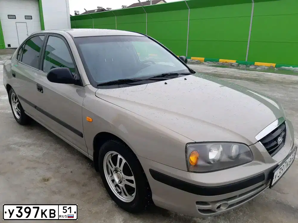 Фото автомобиля TAGAZ ELANTRA XD, 2008 — госномер У397КВ51. Цвет: СВЕТЛО-БЕЖЕВЫЙ