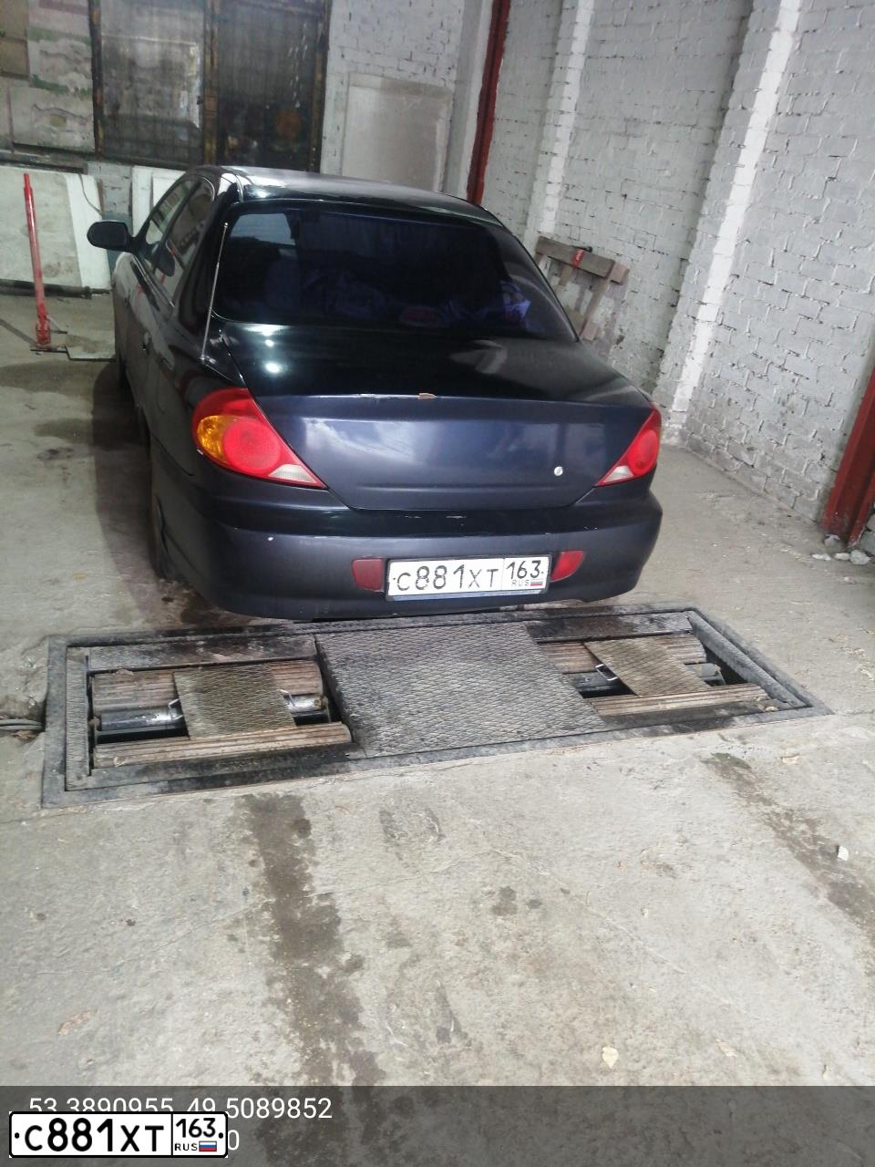Фото автомобиля KIA SPECTRA, 2008 — госномер С881ХТ163. Цвет: ТЕМНО-СИНИЙ