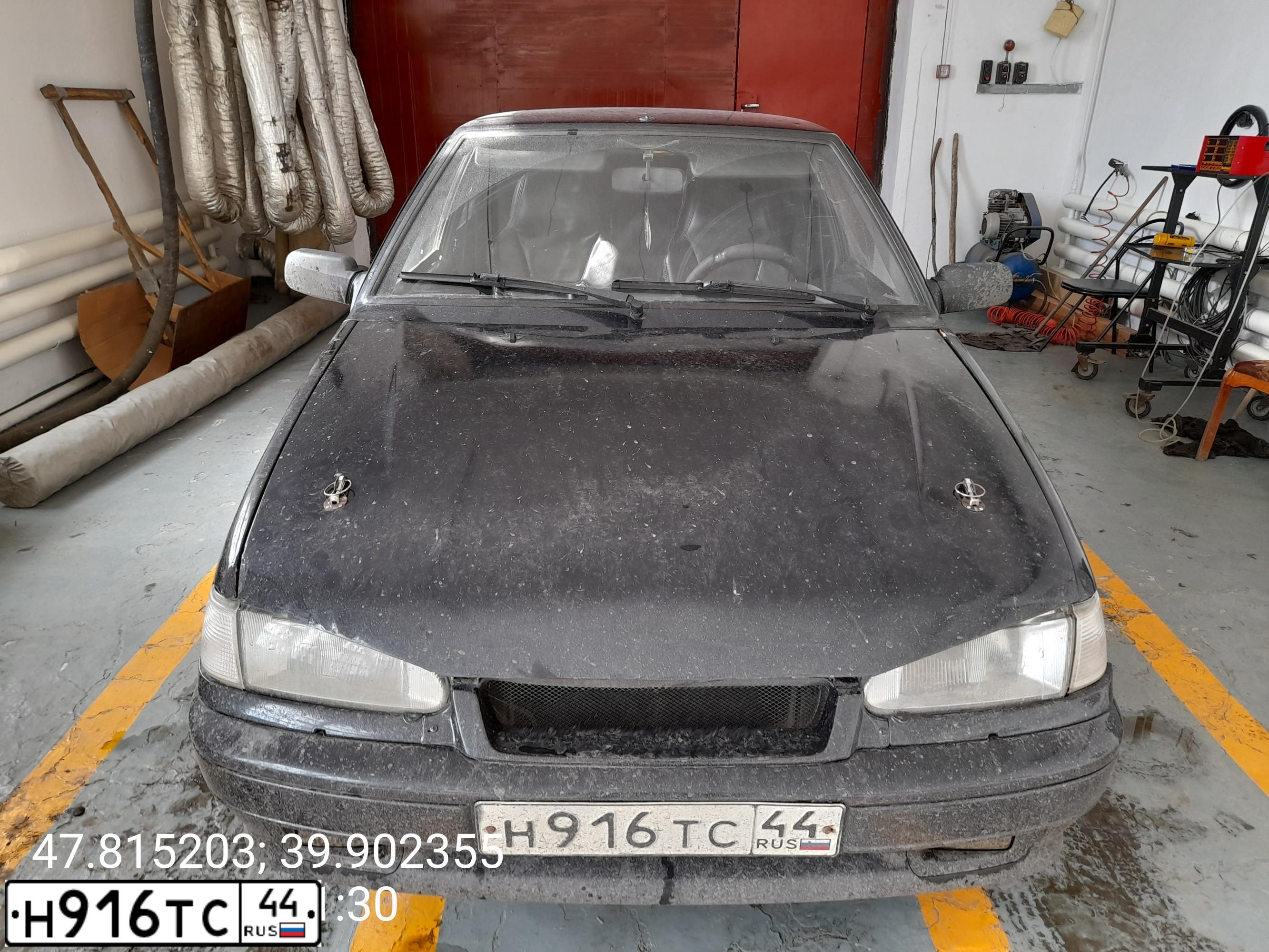 Фото автомобиля LADA 2114, 2006 — госномер В955РМ761. Цвет: ЧЕРНЫЙ