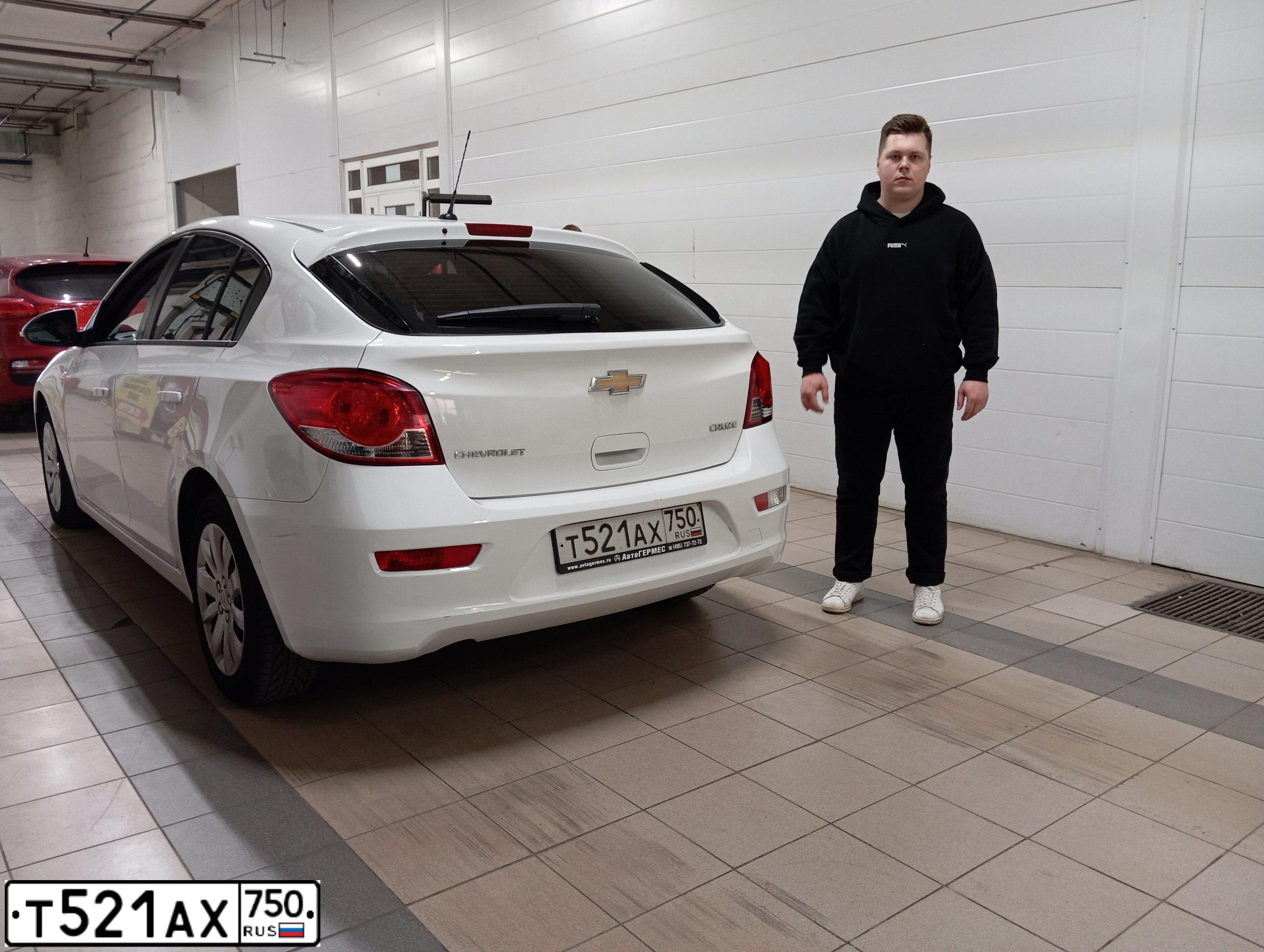 Фото автомобиля CHEVROLET CRUZE, 2014 — госномер Х800РС797