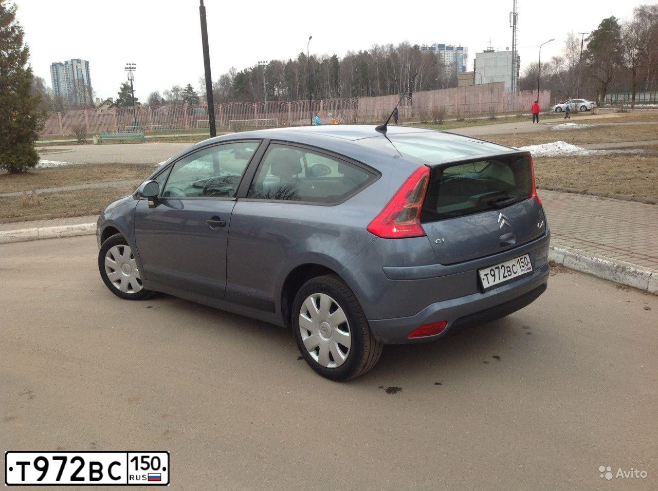 Фото автомобиля CITROEN C4, 2006 — госномер В435ЕУ799. Цвет: Серый