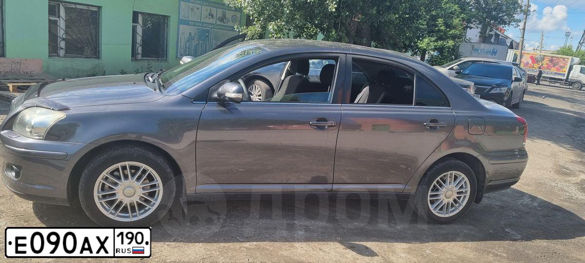 Фото автомобиля TOYOTA AVENSIS, 2008 — госномер А116УС122. Цвет: СЕРЫЙ