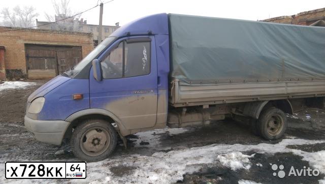 Фото автомобиля GAZ 3302 EL, 2008 — госномер Х728КК64. Цвет: СИНЕ-СИРЕНЕВЫЙ