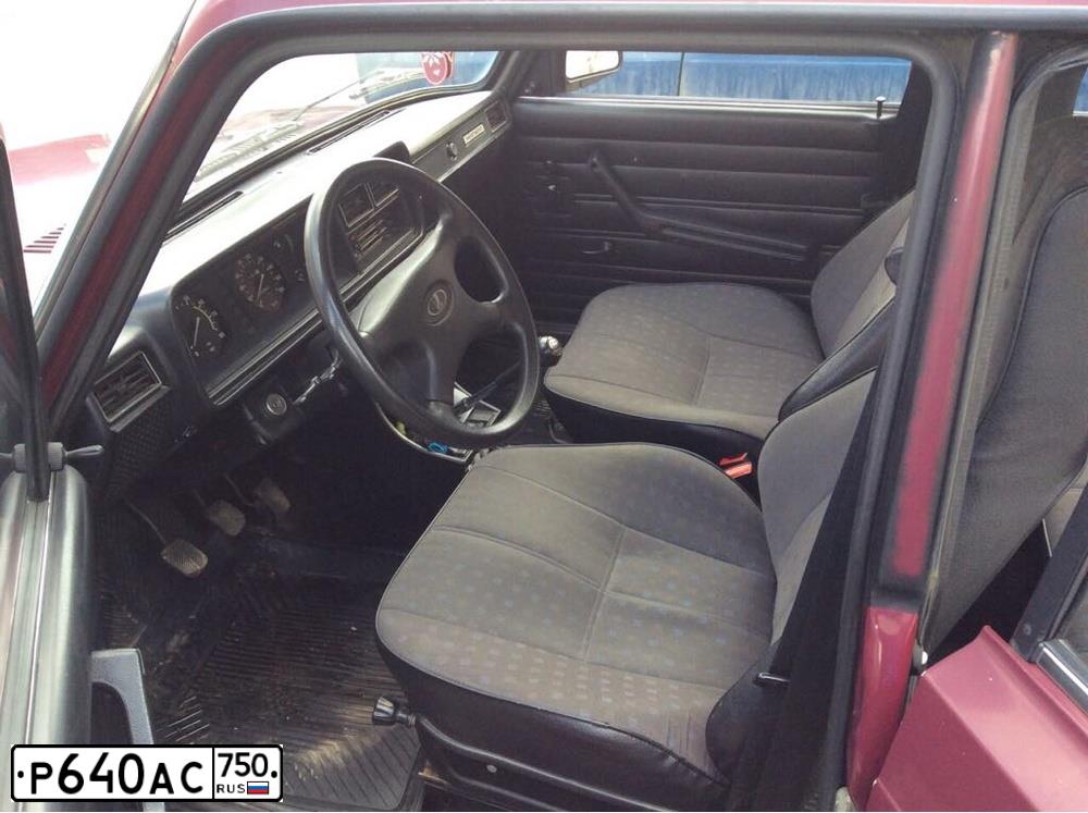Фото автомобиля LADA 2107, 2002 — госномер Т433АТ97. Цвет: ТЕМНО-БОРДОВЫЙ
