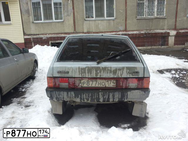 Фото автомобиля VAZ ВАЗ 21083, 1995 — госномер В796КА174. Цвет: Серый