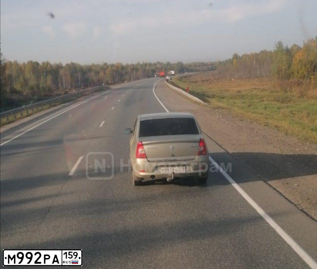 Фото автомобиля LADA 2191 GRANTA, 2019 — госномер М992РА159. Цвет: Белый