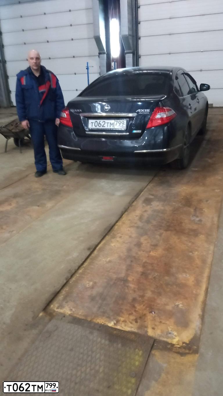 Фото автомобиля NISSAN TEANA, 2011 — госномер С807АМ550. Цвет: ЧЕРНЫЙ