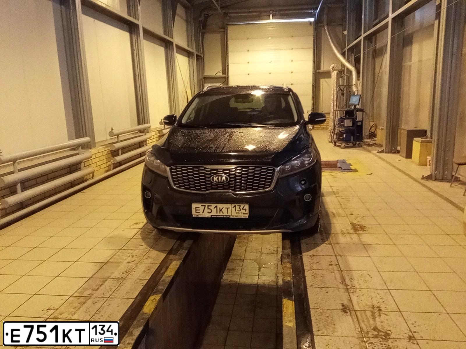 Фото автомобиля KIA SORENTO, 2018 — госномер В511МК790. Цвет: ЧЕРНЫЙ