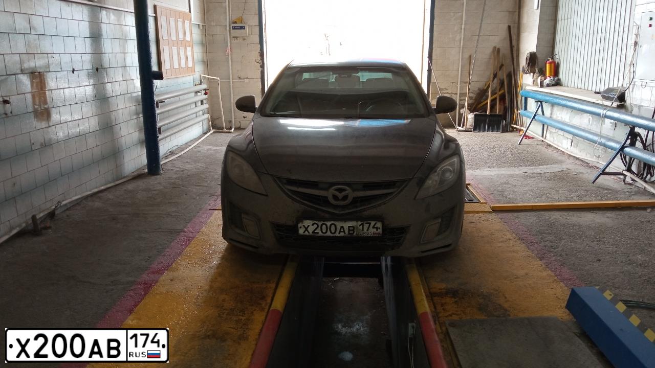 Фото автомобиля MAZDA 6, 2008 — госномер Х200АВ174. Цвет: ТЕМНО-ВИШНЕВЫЙ