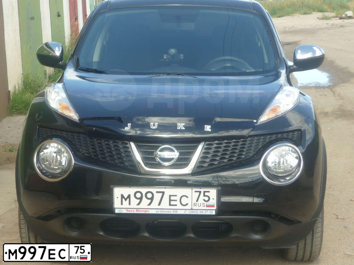 Фото автомобиля NISSAN JUKE, 2013 — госномер М997ЕС75. Цвет: ЧЕРНЫЙ