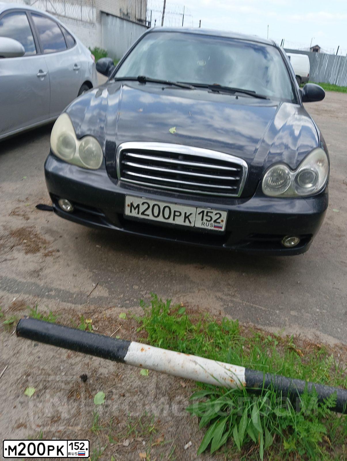Фото автомобиля TAGAZ SONATA, 2004 — госномер А522ОВ252. Цвет: ЧЕРНЫЙ