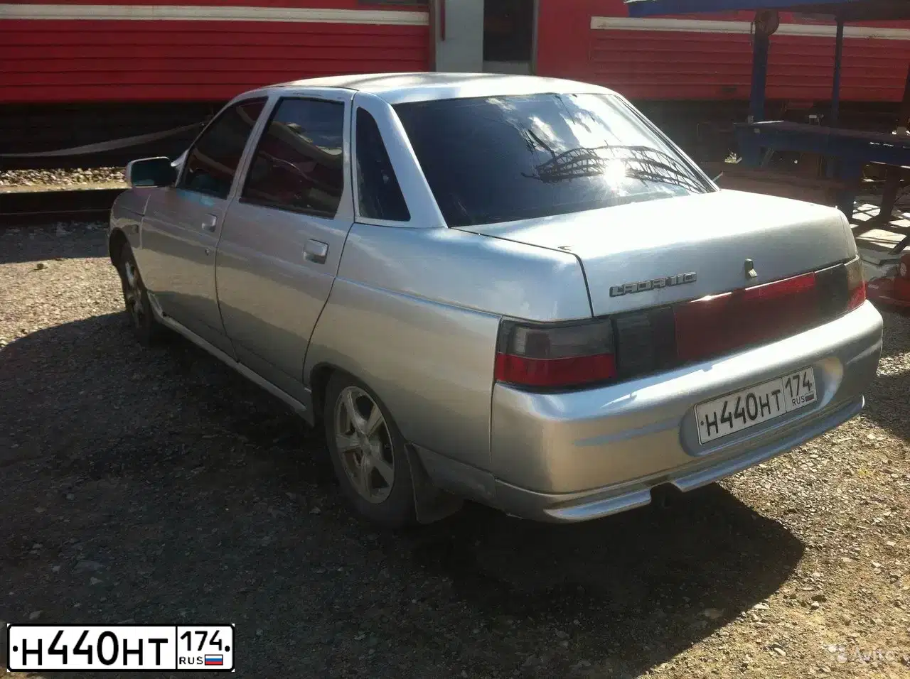 Фото автомобиля LADA 2110, 2003 — госномер Н440НТ174. Цвет: БЕЛЫЙ