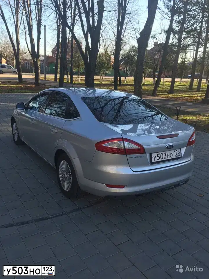 Фото автомобиля FORD MONDEO, 2008 — госномер А531ОК92. Цвет: серебристый