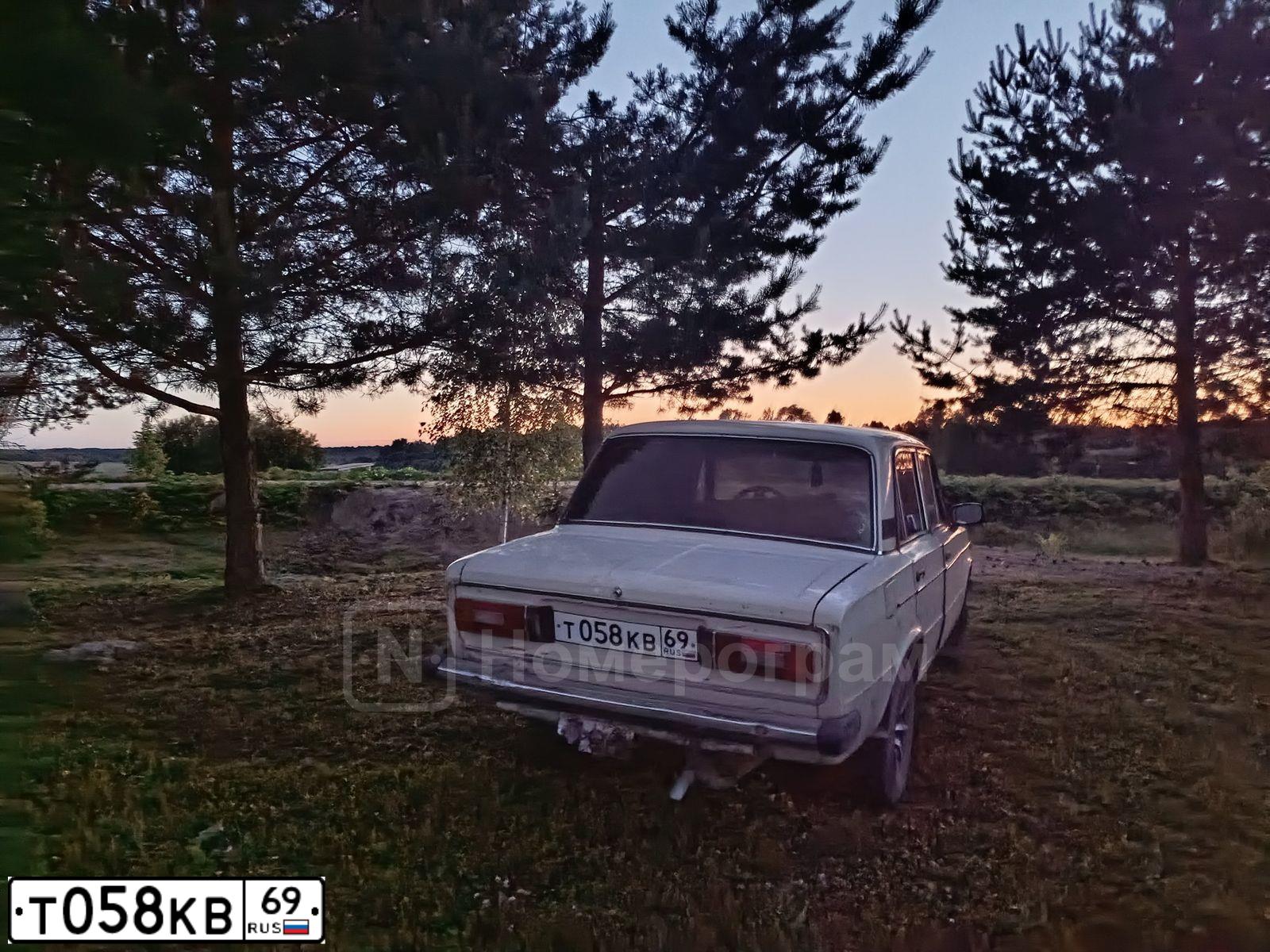 Фото автомобиля LADA 2106, 1990 — госномер Т058КВ69. Цвет: БЕЖЕВЫЙ