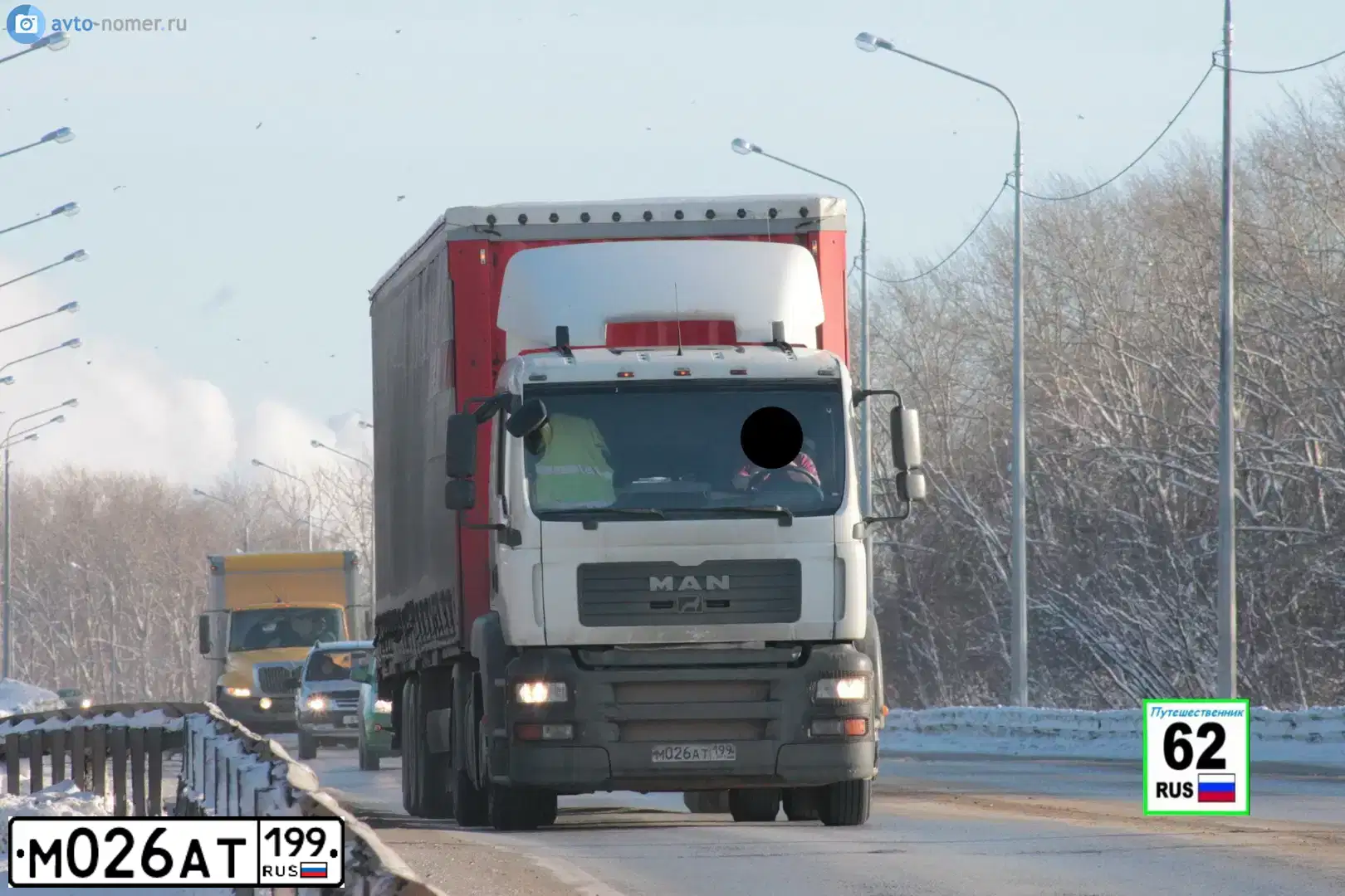 Фото автомобиля MAN TGA 18.XXX /4X2/, 2008 — госномер О043ТВ152. Цвет: Белый