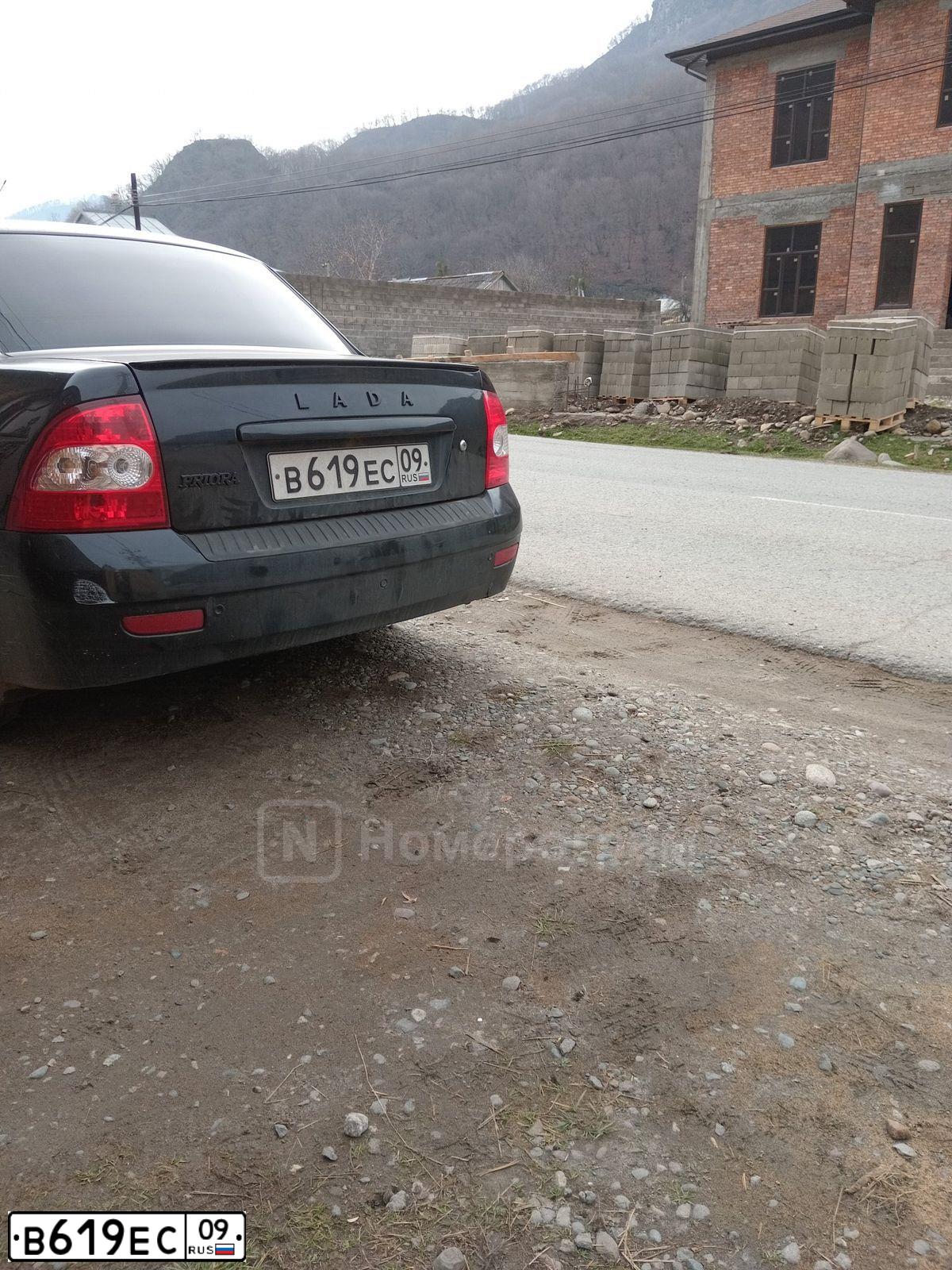 Фото автомобиля LADA 2170 PRIORA, 2009 — госномер А867АО126. Цвет: Сине-Черный