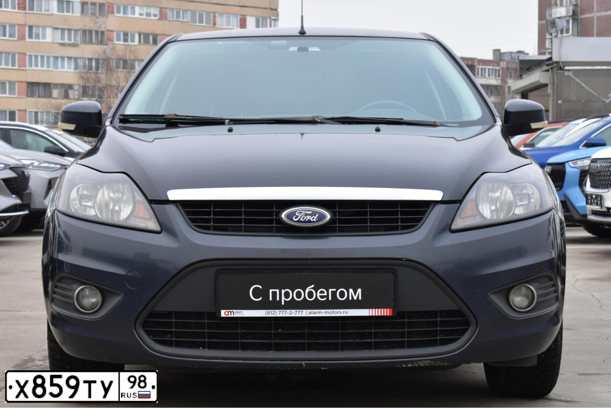 Фото автомобиля FORD FOCUS, 2009 — госномер Х859ТУ98. Цвет: ТЕМНО-СЕРЫЙ