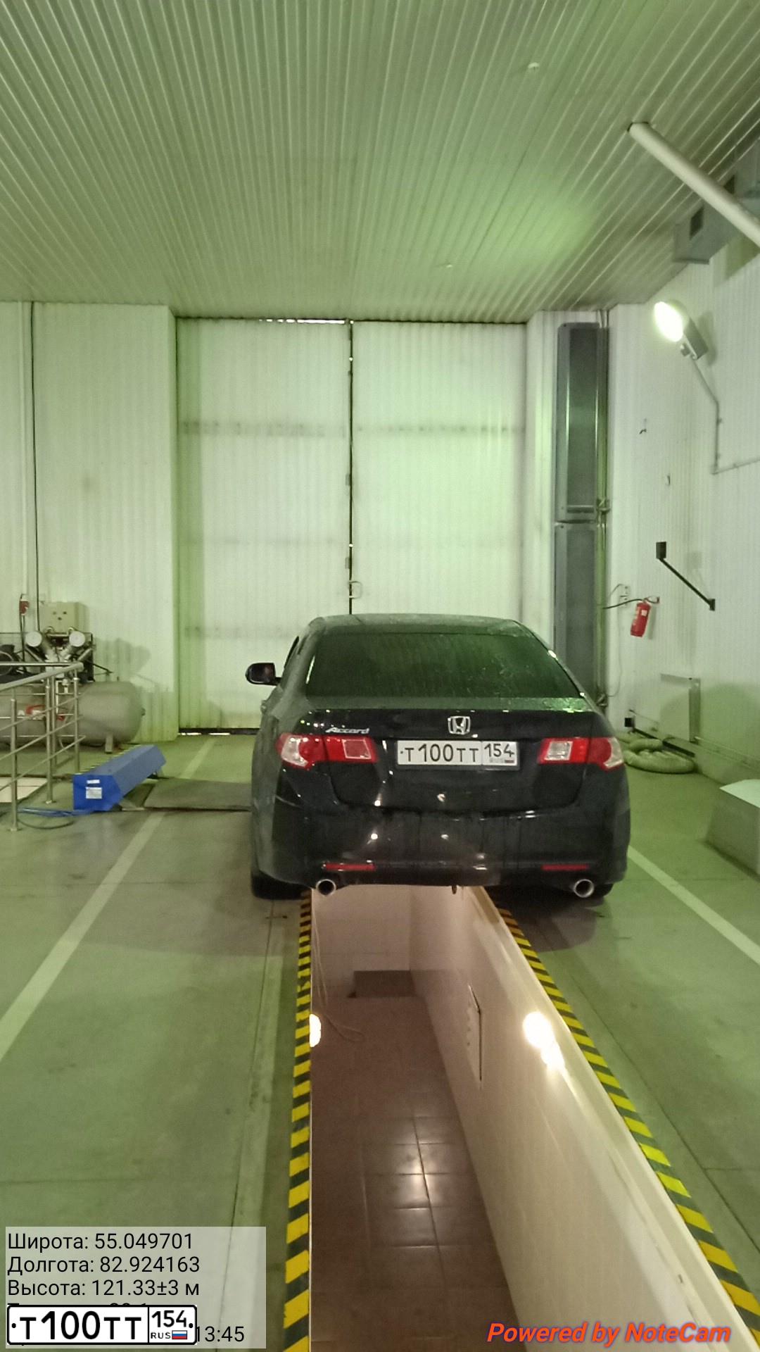 Фото автомобиля HONDA ACCORD, 2008 — госномер Т100ТТ154. Цвет: ЧЕРНЫЙ