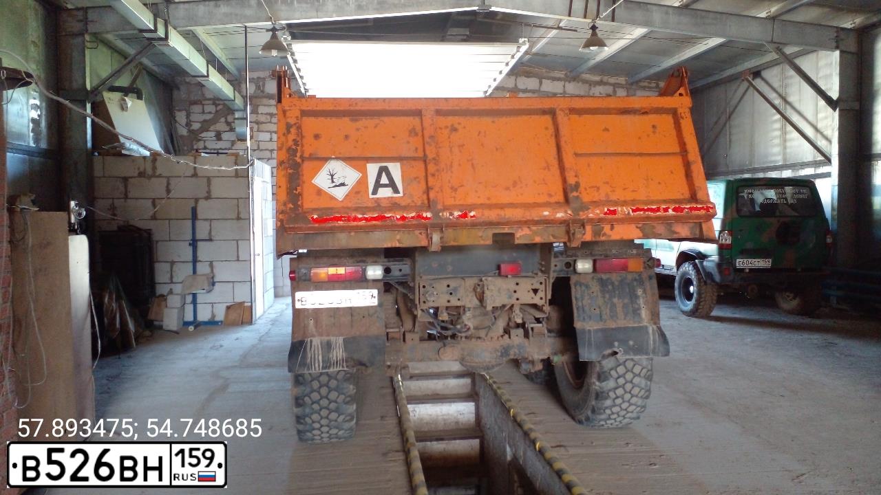 Фото автомобиля KAMAZ 43118 /6X6/, 2012 — госномер В526ВН159