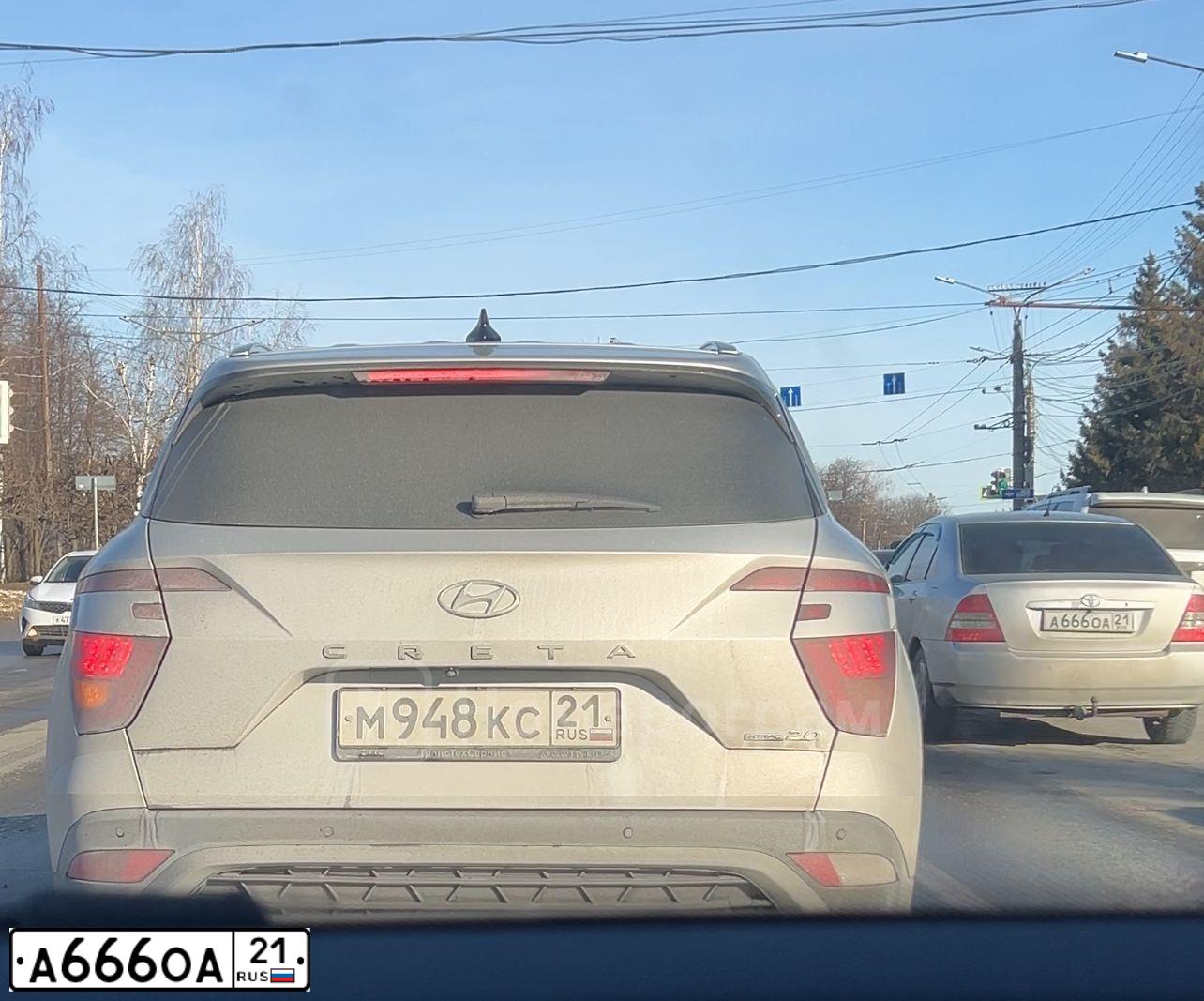 Фото автомобиля RENAULT LOGAN, 2007 — госномер А666ОА21. Цвет: СЕРЫЙ