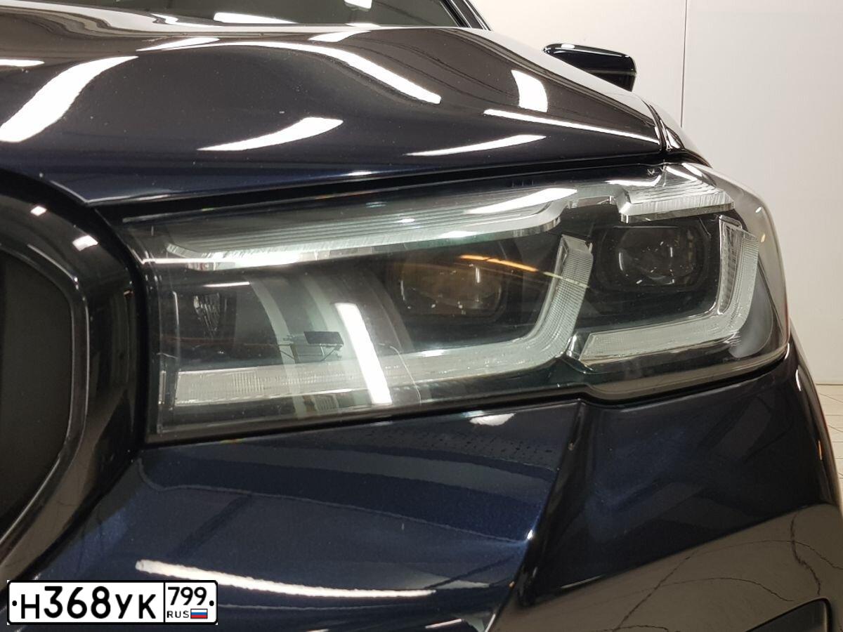 Фото автомобиля BMW 520D, 2021 — госномер Е953ЕА977. Цвет: ЧЕРНЫЙ