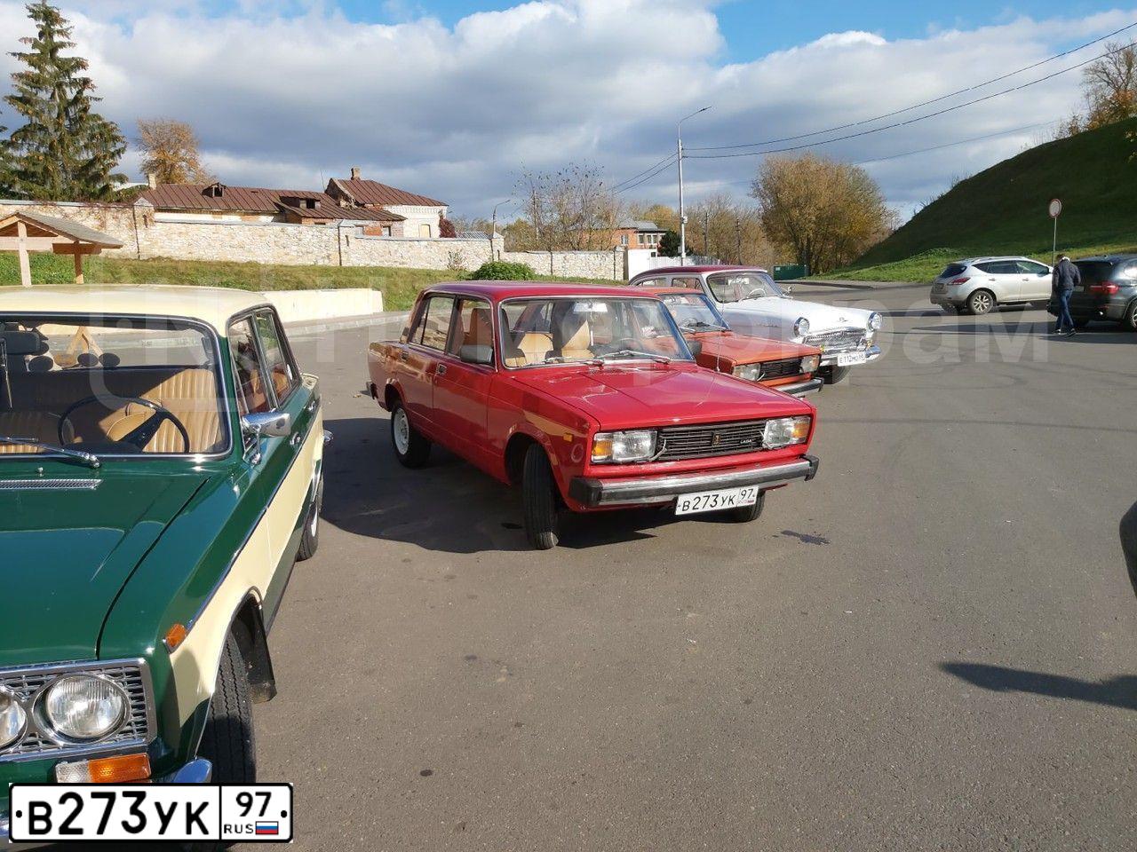 Фото автомобиля LADA 2105, 1981 — госномер В273УК97. Цвет: Красный