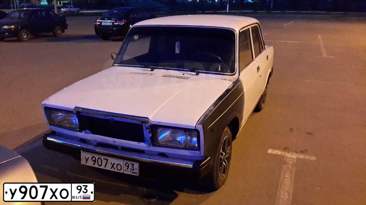 Фото автомобиля LADA 2107, 2007 — госномер А342ЕВ126. Цвет: ЯРКО-БЕЛЫЙ