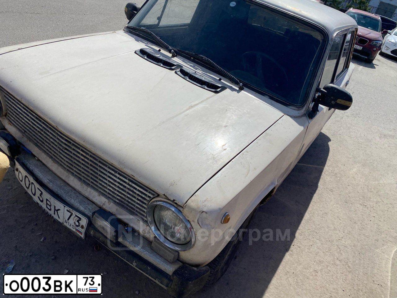 Фото автомобиля LADA 2101, 1986 — госномер О003ВК73. Цвет: САФАРИ