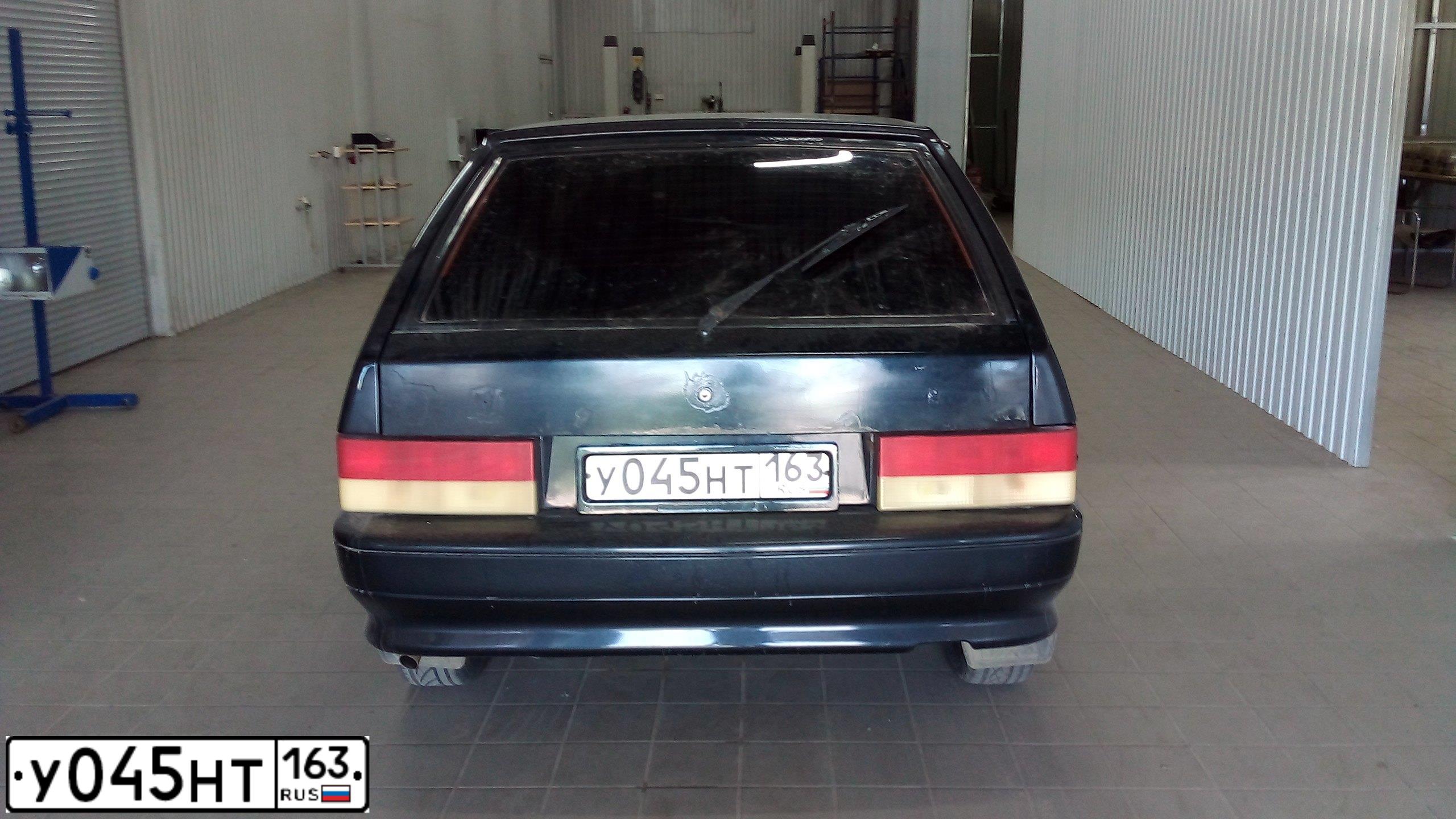 Фото автомобиля LADA 2114 SAMARA, 2008 — госномер У045НТ163. Цвет: СЕРЕБРИСТО-СЕРО-ЧЕРНЫЙ