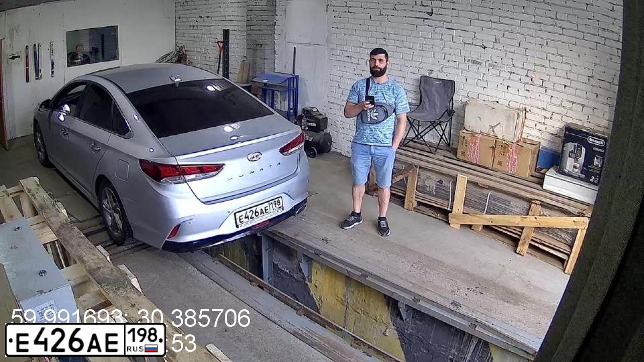 Фото автомобиля HYUNDAI SONATA, 2019 — госномер Н876ТХ198