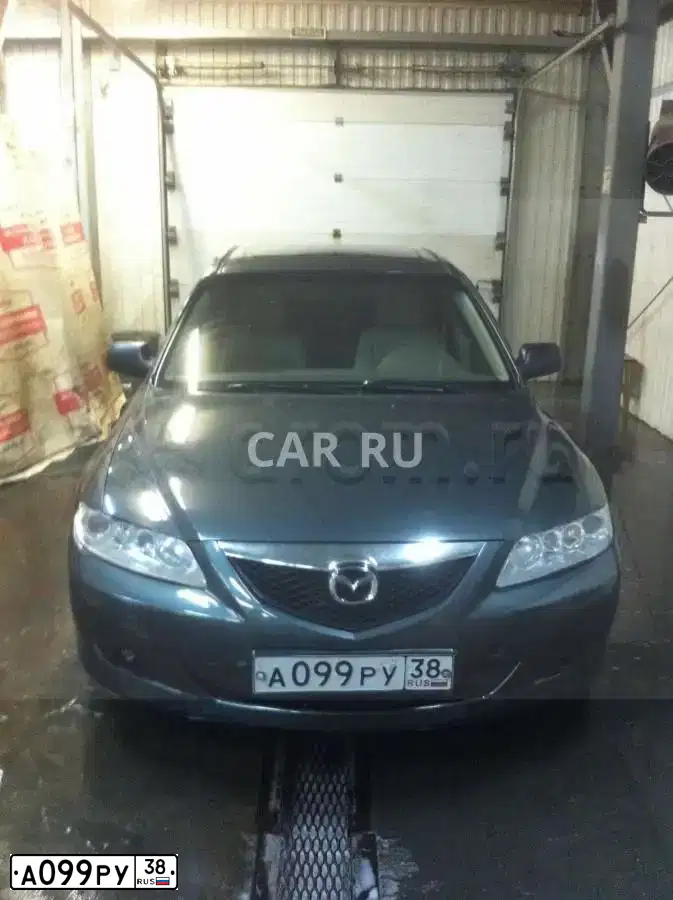 Фото автомобиля MAZDA 6, 2003 — госномер А099РУ38. Цвет: ЗЕЛЕНЫЙ СЕРО-ЗЕЛЕНЫЙ
