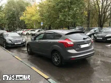 Фото автомобиля FORD MONDEO, 2009 — госномер В758АМ77. Цвет: ЧЕРНЫЙ