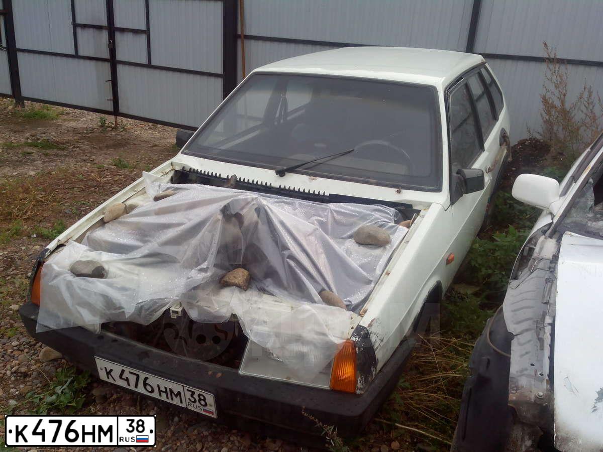 Фото автомобиля LADA 2109 SAMARA, 1997 — госномер К476НМ38. Цвет: БЕЛЫЙ