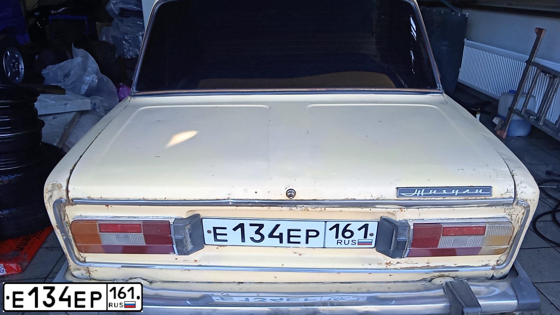 Фото автомобиля ВАЗ 2106, 1987 — госномер Е134ЕР161