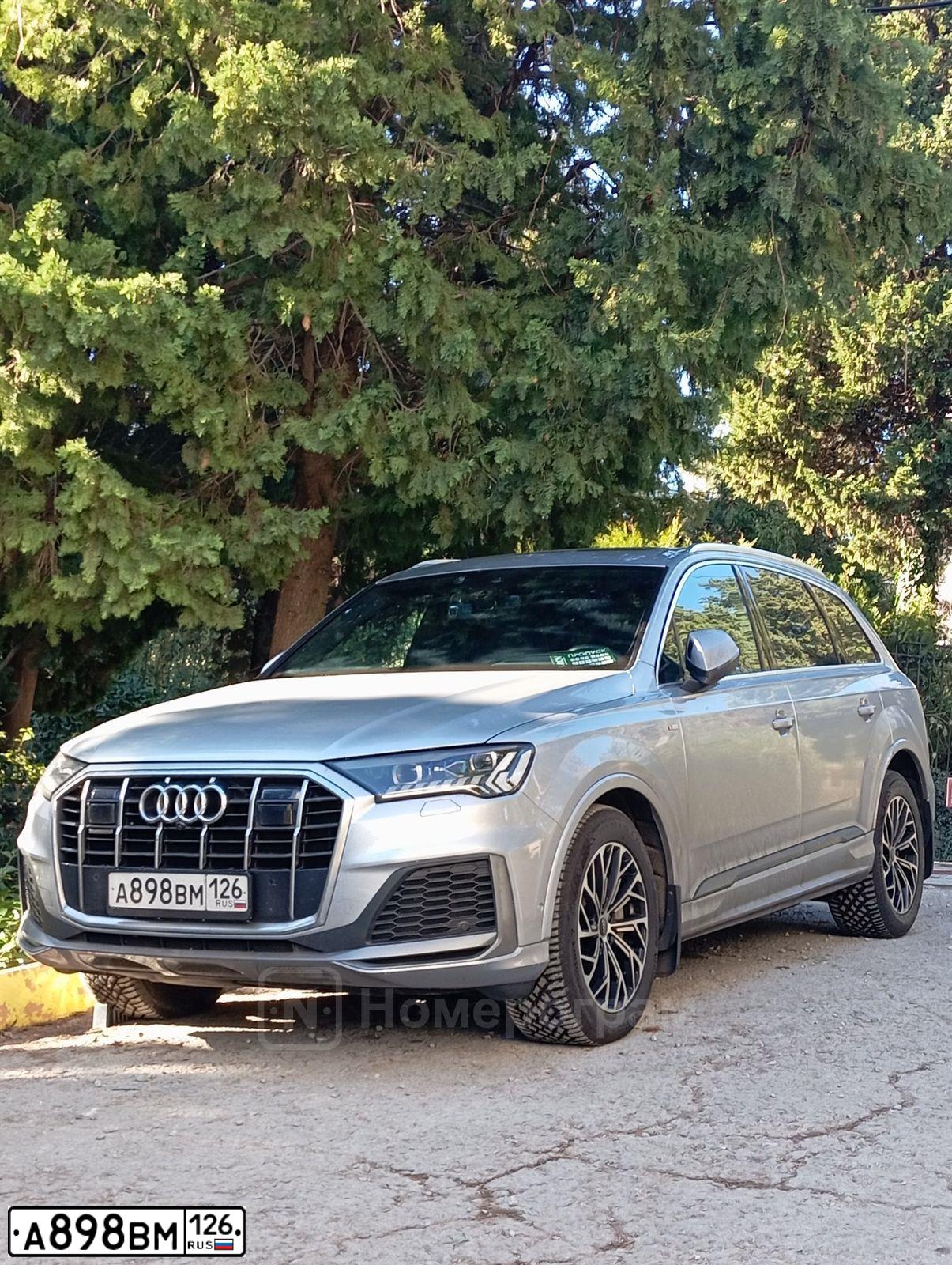 Фото автомобиля AUDI A6, 2013 — госномер У960ЕУ180. Цвет: Белый