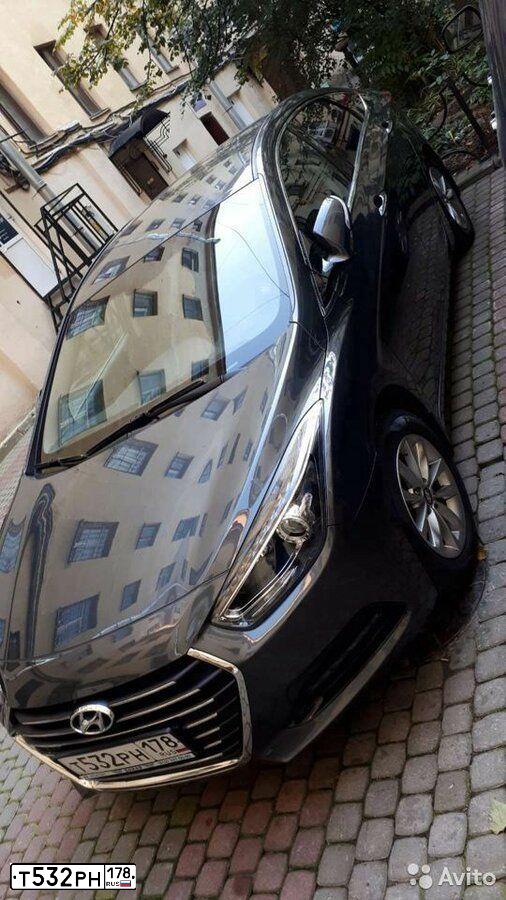 Фото автомобиля HYUNDAI I40, 2016 — госномер А549МН147. Цвет: Серый