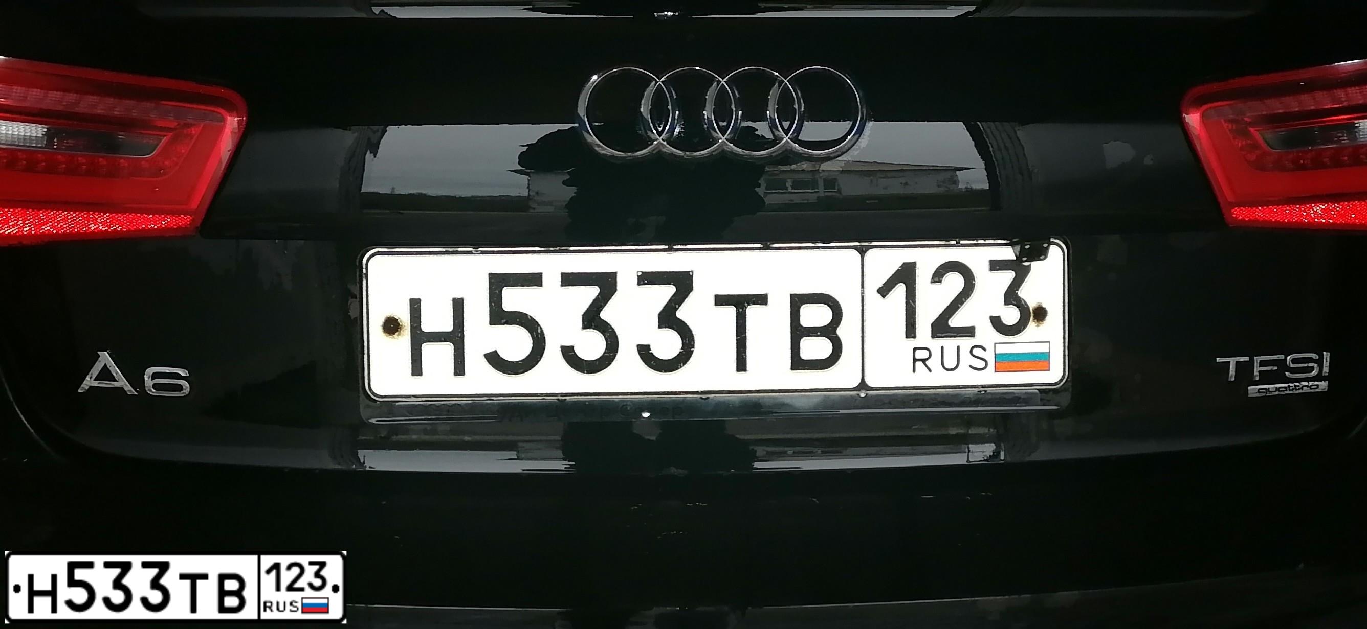 Фото автомобиля AUDI A6, 2011 — госномер Н281ВТ181