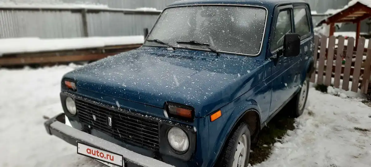 Фото автомобиля LADA 2121 NIVA, 2007 — госномер С295ОК98. Цвет: сине-зеленый