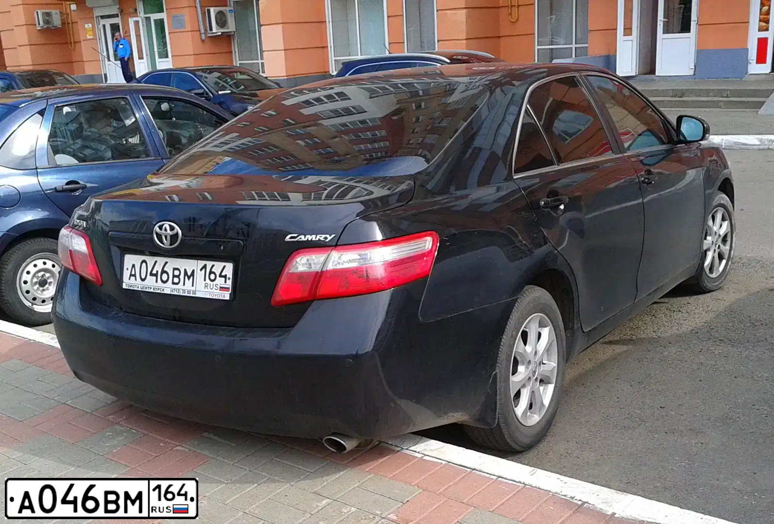 Фото автомобиля TOYOTA CAMRY, 2010 — госномер С557ХХ58. Цвет: ЧЕРНЫЙ